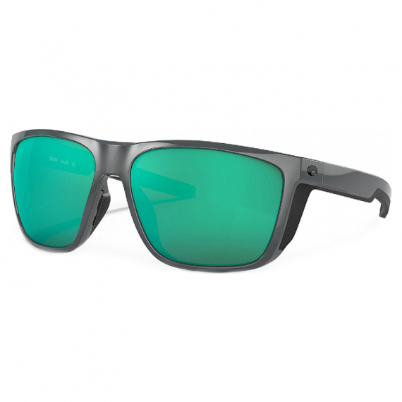 Costa Ferg XL Shiny Gray - Green Mirror 580G in der Gruppe Kleidung & Schuhe / Sonnenbrillen / Polarisierte Sonnenbrillen bei Sportfiskeprylar.se (90120962)