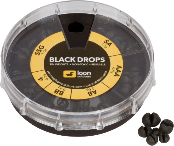 Loon Black/Camo Drop 6 Division Black Drop in der Gruppe Haken & Zubehör / Sinkers & Gewichte / Bleie & Split Shots bei Sportfiskeprylar.se (F7130)