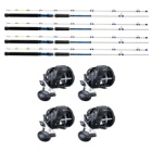 Okuma Magda Finn 7'0 15-30lbs w. Magda Pro 20DXT Trolling Combo 4-Pack