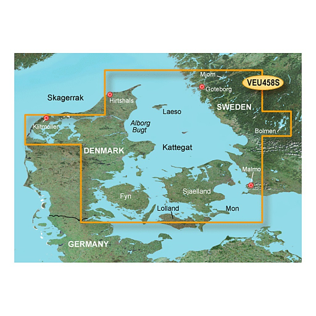 Garmin Bluechart G3 Vision 458S GBG-Malmö