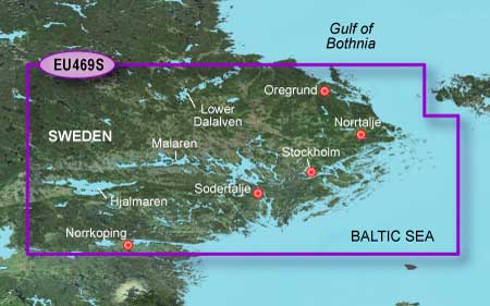 Garmin Bluechart G3 Vision 469S Norrköping-Öregrund in der Gruppe Technik & Boot / Seekarten bei Sportfiskeprylar.se (010-C0813-00)