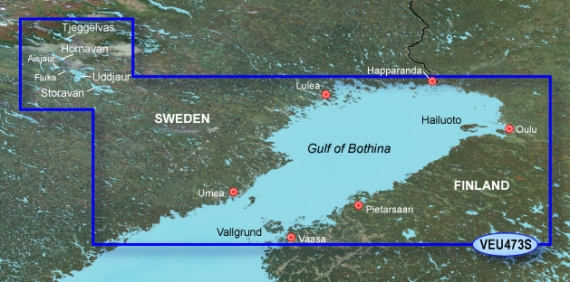 Garmin Bluechart G3 Vision 473S Övik-Haparanda in der Gruppe Technik & Boot / Seekarten bei Sportfiskeprylar.se (010-C0817-00)