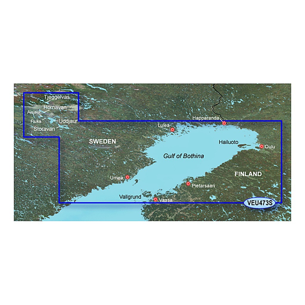 Garmin Bluechart G3 Vision 473S Övik-Haparanda in der Gruppe Technik & Boot / Seekarten bei Sportfiskeprylar.se (010-C0817-00)