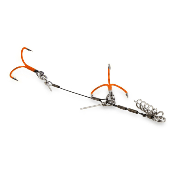CWC Rattle Stinger UV Orange in der Gruppe Haken & Zubehör / Stinger & Stinger Zubehör / Stingers bei Sportfiskeprylar.se (03-CWOSSH1r)