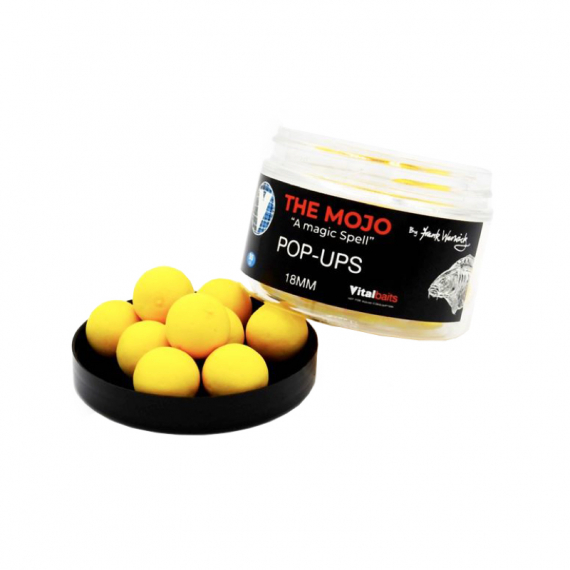 Vital Baits Pop-ups The Mojo Yellow 50g in der Gruppe Köder / Boilies, Baits & Groundbait / Popups & Wafters bei Sportfiskeprylar.se (04-0042r)