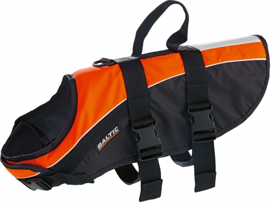 Baltic Mascot Hundeweste Schwarz/Orange in der Gruppe Kleidung & Schuhe / Flotation Kleidung / Schwimmwesten / Hund & Katze Schwimmwesten bei Sportfiskeprylar.se (0430-000-0r)