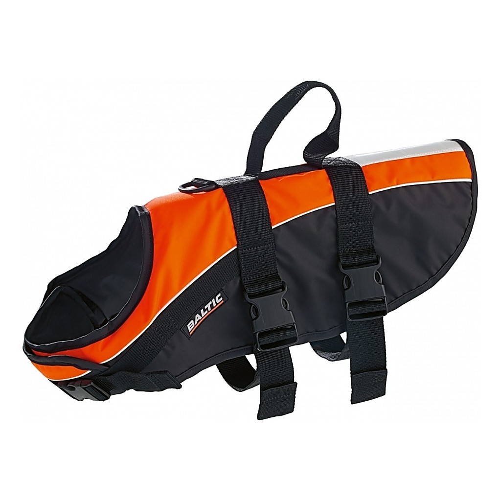 Baltic Mascot Hundeweste Schwarz/Orange in der Gruppe Kleidung & Schuhe / Flotation Kleidung / Schwimmwesten / Hund & Katze Schwimmwesten bei Sportfiskeprylar.se (0430-000-0r)