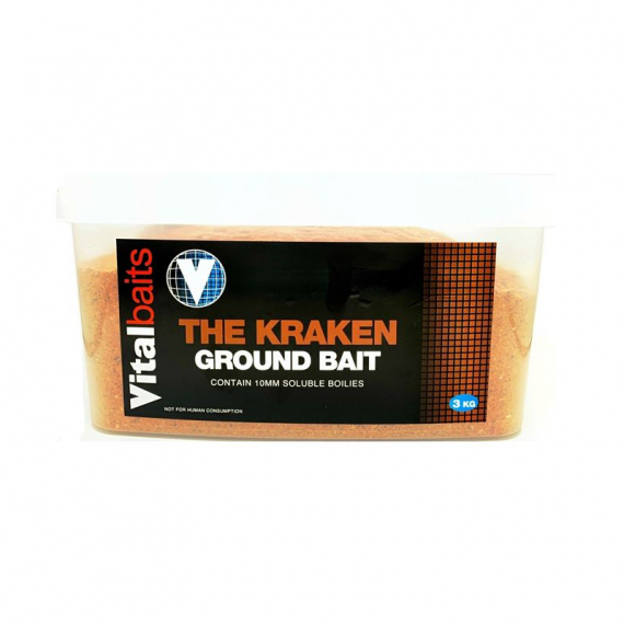 Vital Baits Groundbait The Kraken Bucket 3kg in der Gruppe Köder / Boilies, Baits & Groundbait / Futter / Groundbait bei Sportfiskeprylar.se (08-0006)