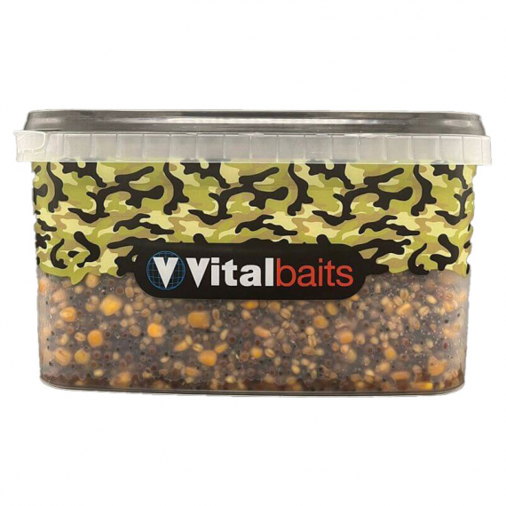Vital Baits Prepared Particles Mix Bucket 3kg in der Gruppe Köder / Boilies, Baits & Groundbait / Partikel bei Sportfiskeprylar.se (08-0016)