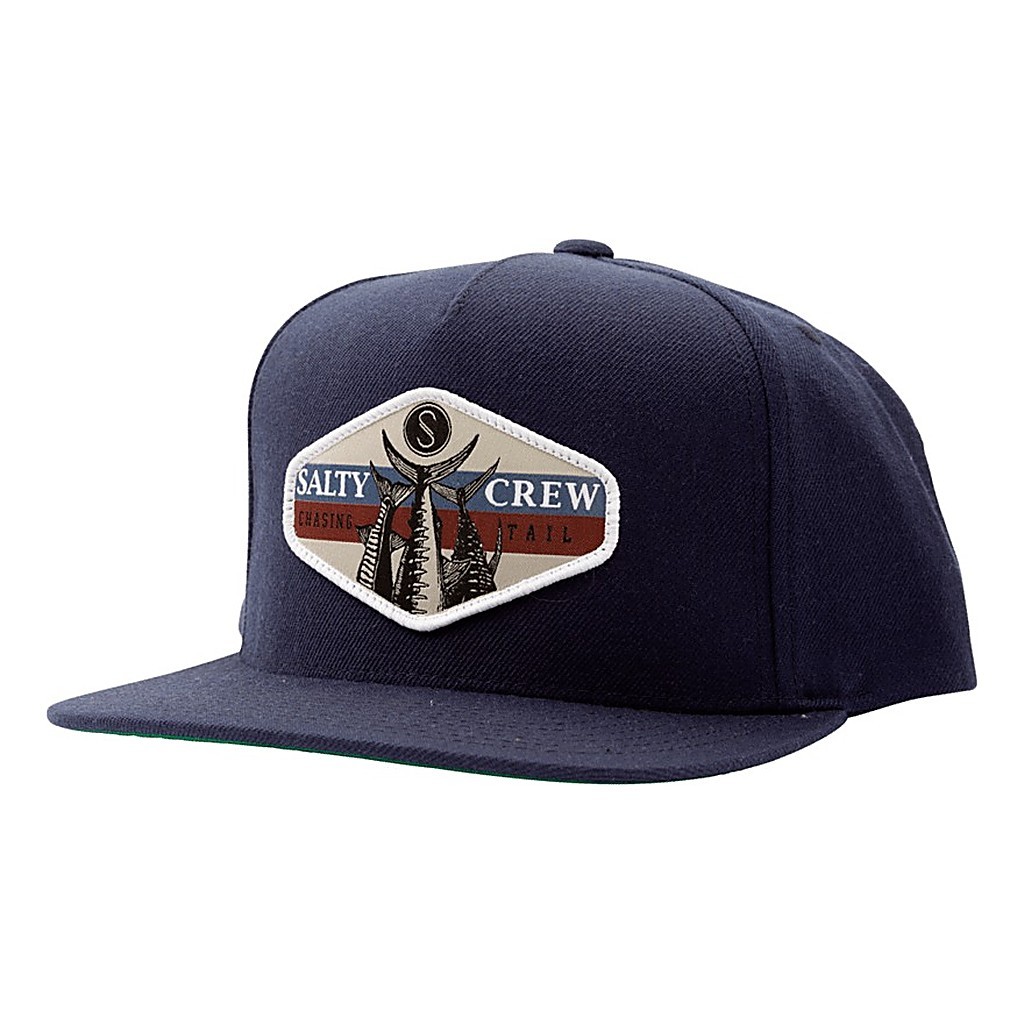 Salty Crew High Tail 5 Panel Navy in der Gruppe Kleidung & Schuhe / Kappen & Kopfbedeckungen / Caps bei Sportfiskeprylar.se (0804046232247)