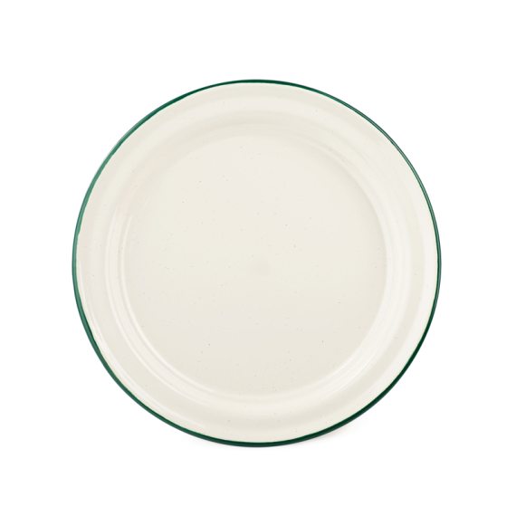 GSI Outdoors Deluce Enamalware Plate Cream in der Gruppe Outdoor / Campingküchen & Utensilien / Teller & Schalen / Teller bei Sportfiskeprylar.se (08326)