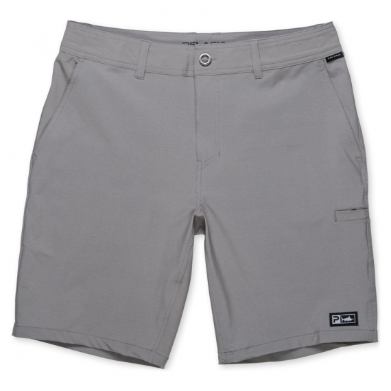 Pelagic Mako Hybrid Solid Short Grey in der Gruppe Kleidung & Schuhe / Kleidung / Shorts bei Sportfiskeprylar.se (1001213002-GRYr)