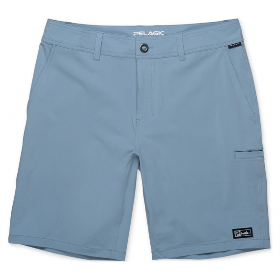 Pelagic Mako Hybrid Solid Short Slate in der Gruppe Kleidung & Schuhe / Kleidung / Shorts bei Sportfiskeprylar.se (1001213002-SLTr)