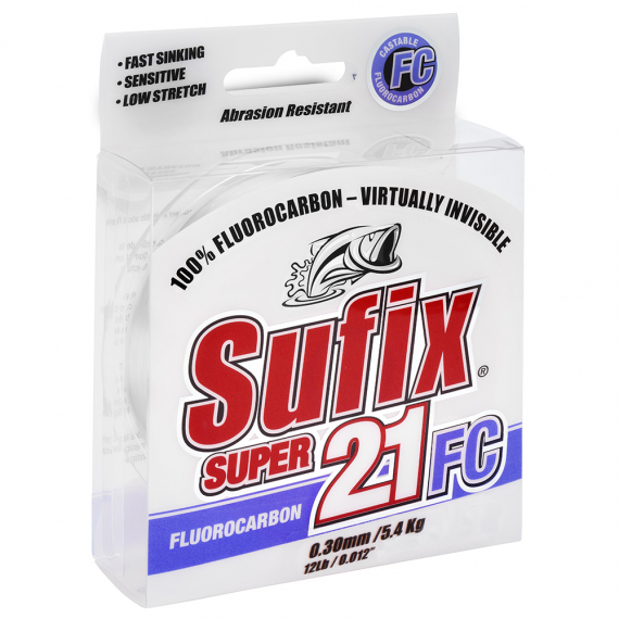 Sufix Super 21 Fluocarbon 20m Klar 0,50mm in der Gruppe Schnüre / Fluorocarbon Schnüre bei Sportfiskeprylar.se (100313NO)