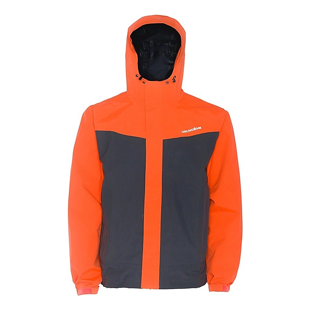 Grundéns Full Share Jacket Orange/Grey in der Gruppe Kleidung & Schuhe / Kleidung / Jacken / Regenmäntel bei Sportfiskeprylar.se (10044-802-0013r)