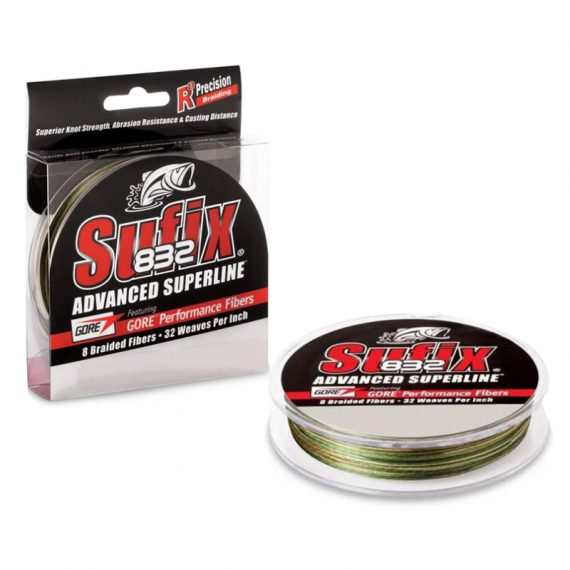 Sufix 832 Braid 120m Braid CAMO 0,13mm/18LB in der Gruppe Schnüre / Geflochtene Schnüre bei Sportfiskeprylar.se (100459NO)