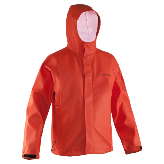 Grundéns Neptune 319 Hooded Jacket - Orange, L in der Gruppe Kleidung & Schuhe / Kleidung / Jacken / Regenmäntel bei Sportfiskeprylar.se (10079-800-0015)