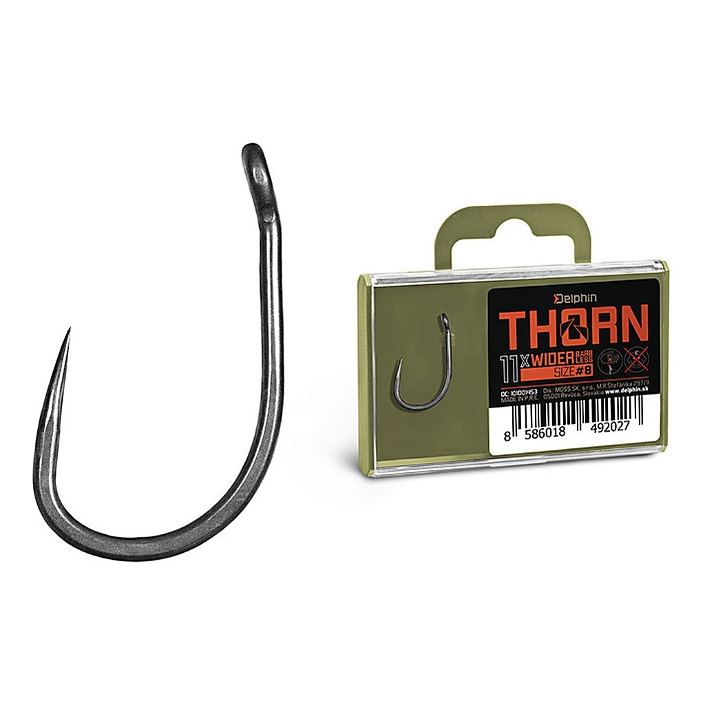 Delphin Thorn Wider Barbless 11x in der Gruppe Haken & Zubehör / Haken / Zielfisch Haken bei Sportfiskeprylar.se (101001451r)