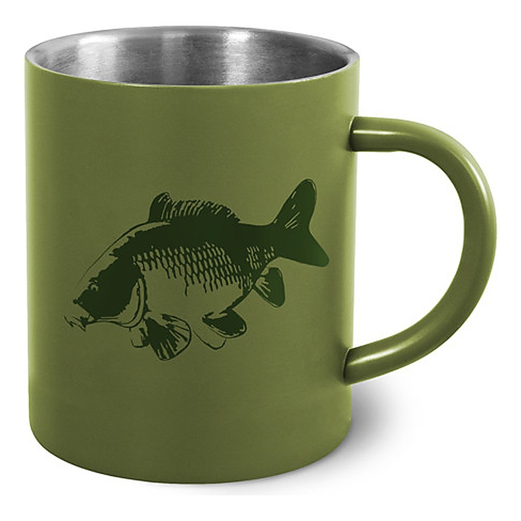 Delphin Stainless Steel Carp Cup - 300 ml in der Gruppe Outdoor / Campingküchen & Utensilien / Tassen & Becher bei Sportfiskeprylar.se (101002393)