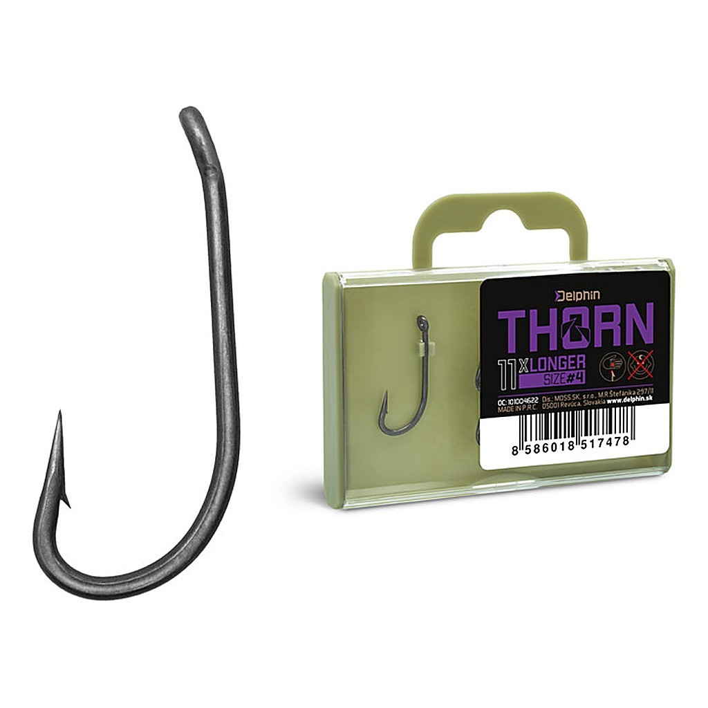 Delphin Thorn Longer 11x in der Gruppe Haken & Zubehör / Haken / Zielfisch Haken bei Sportfiskeprylar.se (101004620r)