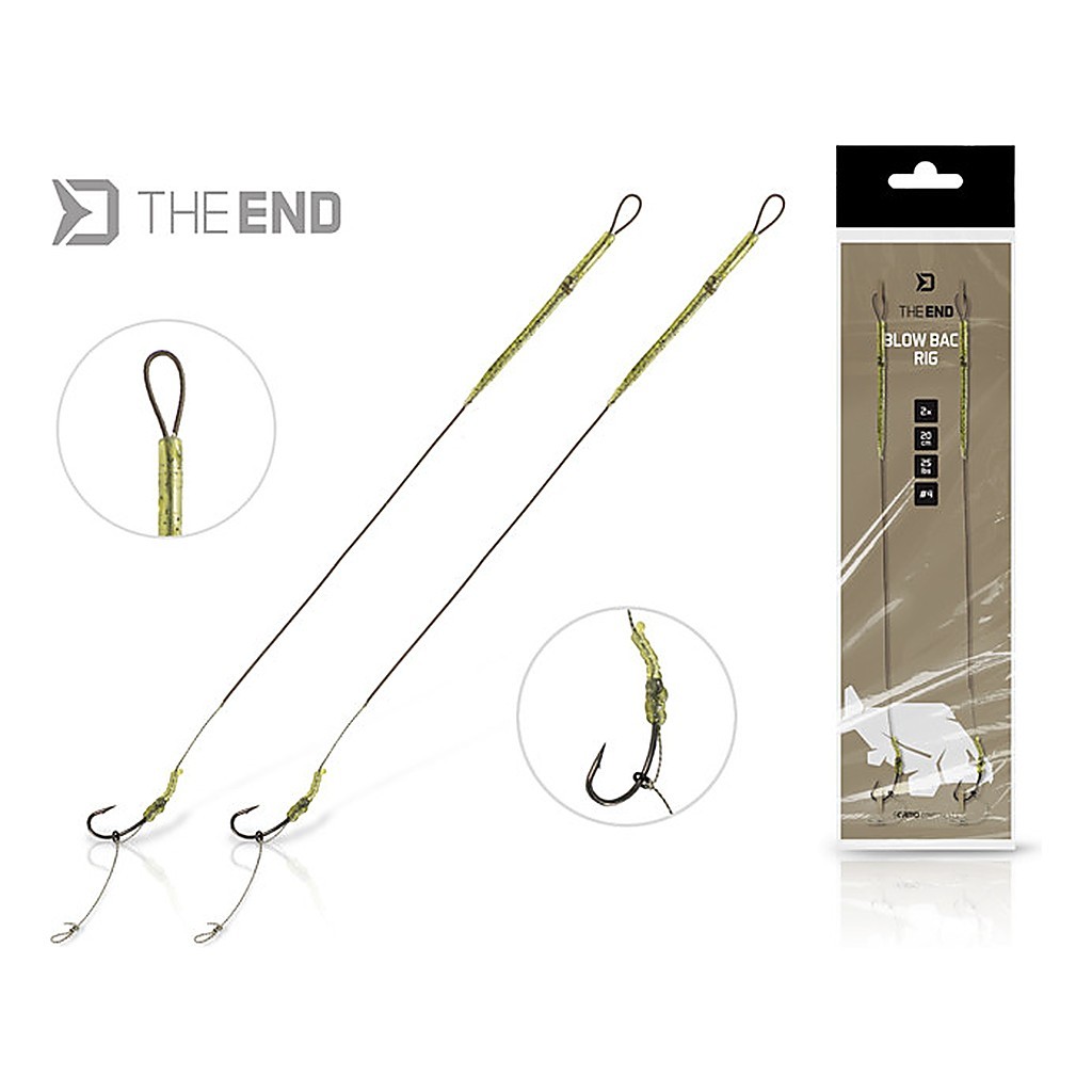 Delphin The End Blow Back Rig 2-pack in der Gruppe Haken & Zubehör / Vorgefertigte Rigs bei Sportfiskeprylar.se (101005684r)