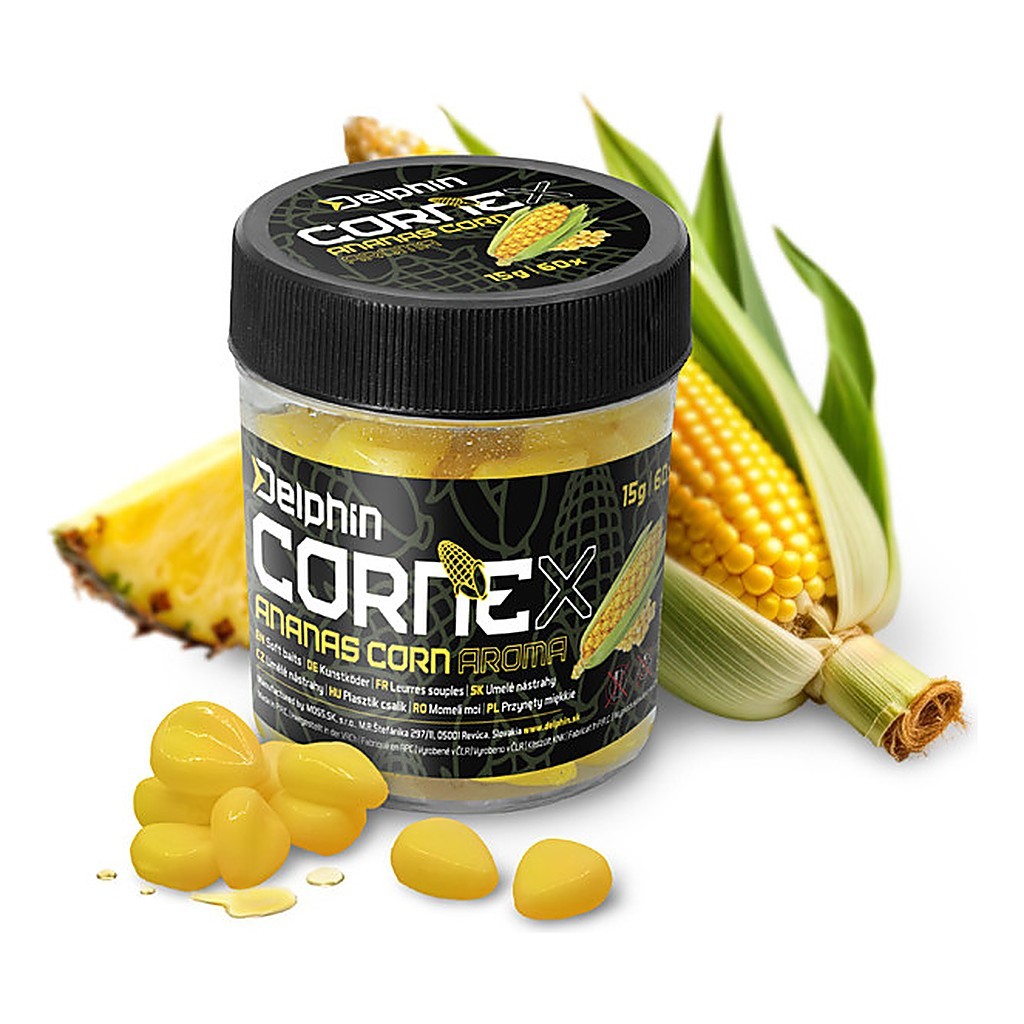 Delphin Artificial Bait Cornex Pop Up 60-pack in der Gruppe Köder / Boilies, Baits & Groundbait / Fake Baits bei Sportfiskeprylar.se (101005767r)