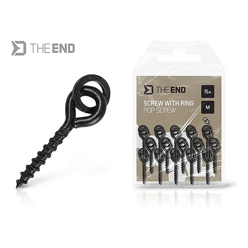 Delphin Pop Screw with Ring 15-pack in der Gruppe Haken & Zubehör / Rig Zubehör / Andere Rig-Zubehör bei Sportfiskeprylar.se (101005865r)