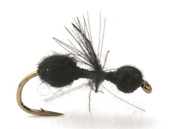 Guideline CDC Black Ant / Myra # 14 in der Gruppe Köder / Fliegen / Trockenfliegen bei Sportfiskeprylar.se (101211GL)