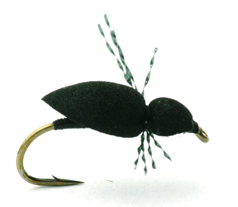 Foam Spider Sort Tørr - 12 in der Gruppe Köder / Fliegen / Trockenfliegen bei Sportfiskeprylar.se (101231GL)