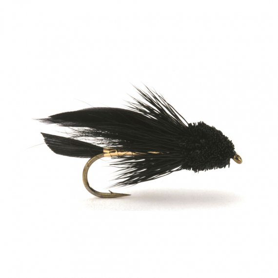 Muddler Minnow Black, #10 in der Gruppe Köder / Fliegen / Trockenfliegen bei Sportfiskeprylar.se (101326GL)