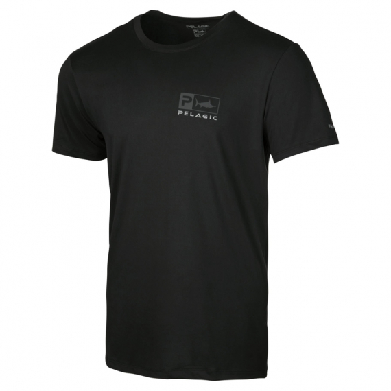 Pelagic Icon Premium UV Tee Black in der Gruppe Kleidung & Schuhe / Kleidung / T-shirts bei Sportfiskeprylar.se (1014213000BLK-Lr)