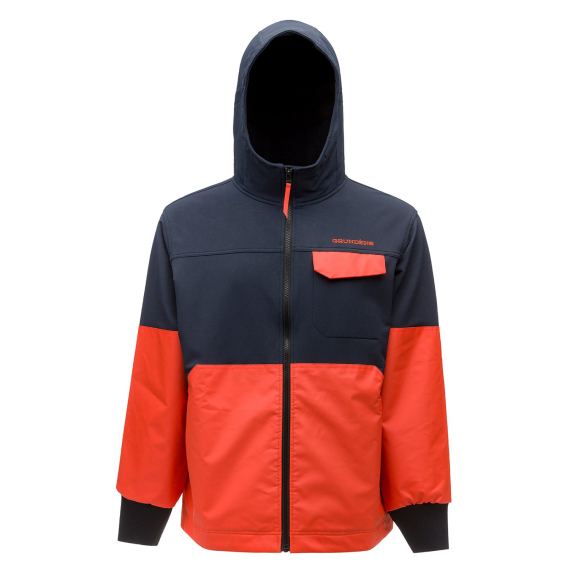 Grundéns FishPicking Jacket Navy/Orange in der Gruppe Kleidung & Schuhe / Kleidung / Jacken / Shell-Jacken bei Sportfiskeprylar.se (10146-445-0014r)