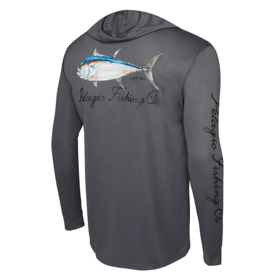 Pelagic AquaTek Hooded - Goione BFT GRA in der Gruppe Kleidung & Schuhe / Kleidung / Pullover / Hoodies bei Sportfiskeprylar.se (1015243005-GRA-Sr)