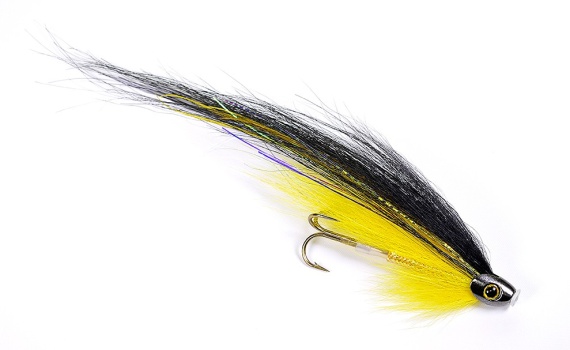 ScullRay - Black & Yellow in der Gruppe Köder / Fliegen / Lachsfliegen bei Sportfiskeprylar.se (101883GLr)