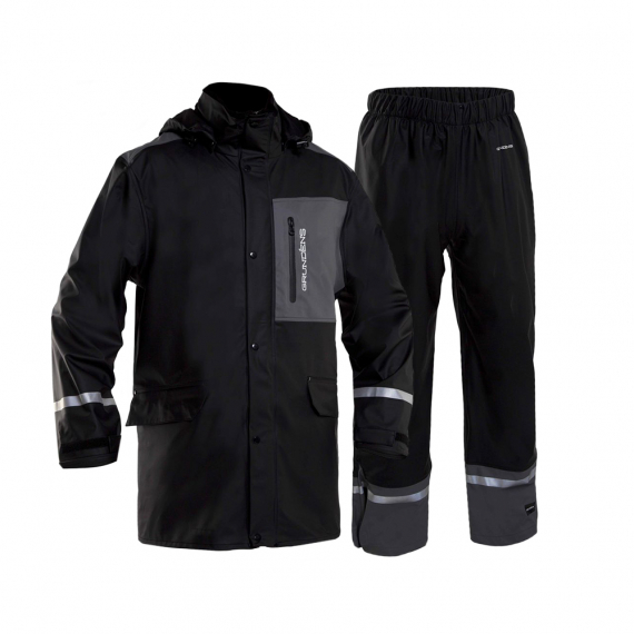 Grundéns Sunnan Set 111 - Black, XL in der Gruppe Kleidung & Schuhe / Kleidung / Kleidung Sets & Komplettanzüge bei Sportfiskeprylar.se (10195-001-0016)