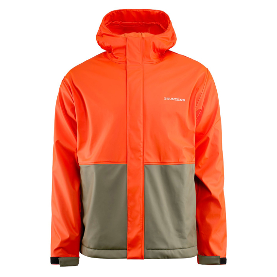 Grundéns Neptune Thermo Jacket Orange/Olive in der Gruppe Kleidung & Schuhe / Kleidung / Jacken / Regenmäntel bei Sportfiskeprylar.se (10211-811-0013r)