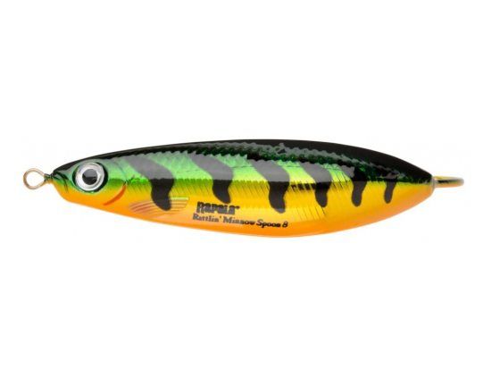 Rapala Minnow Spoon Rattlin 8 cm FLP in der Gruppe Köder / Blinker bei Sportfiskeprylar.se (102323NO)