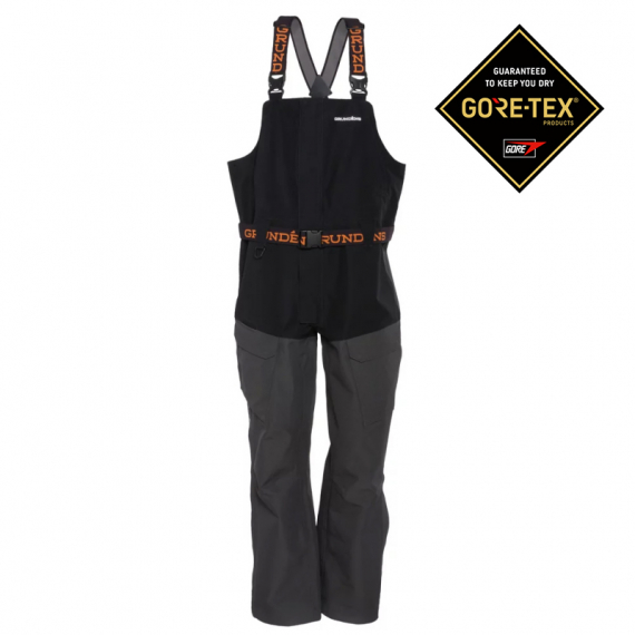 Grundéns Buoy X Gore-tex Bib Black in der Gruppe Kleidung & Schuhe / Kleidung / Hosen / Bibs bei Sportfiskeprylar.se (10316-001-0013r)