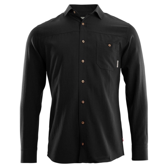 Aclima Wool Woven Wool Shirt Men Jet Black in der Gruppe Kleidung & Schuhe / Kleidung / Schichten & Unterwäsche / Baselayer-Oberteile bei Sportfiskeprylar.se (105638-Sr)
