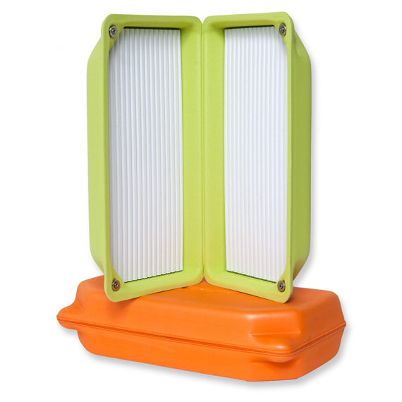 Guideline Ultralight Fly Box XL - Lime Green in der Gruppe Verwahrung / Boxen & Dosen / Fliegenboxen bei Sportfiskeprylar.se (105670GL)