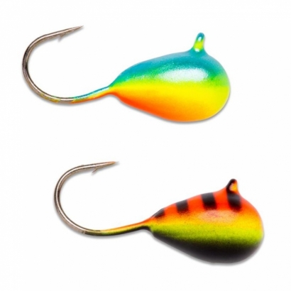 Volfram Mormyska 2-pack Gr. 7 Farbe 028 & 065 in der Gruppe Köder / Eisfischen Köder / Mormyshka bei Sportfiskeprylar.se (105778NO)