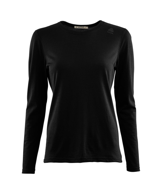 Aclima LightWool Undershirt Long Sleeve Jet Black in der Gruppe Kleidung & Schuhe / Kleidung / Schichten & Unterwäsche / Baselayer-Oberteile bei Sportfiskeprylar.se (106740r)