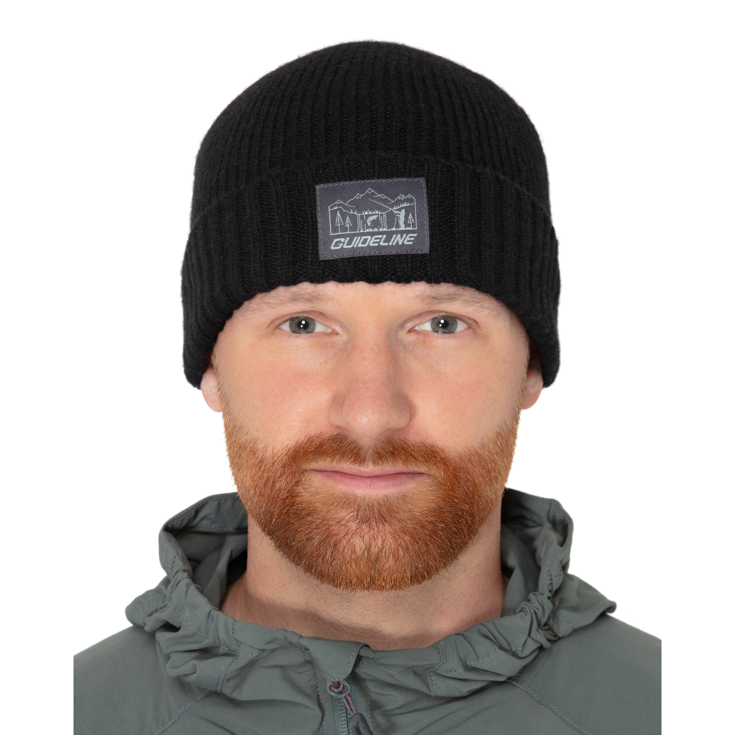 Guideline Black Gnat Beanie - Black in der Gruppe Kleidung & Schuhe / Kappen & Kopfbedeckungen / Mützen bei Sportfiskeprylar.se (107713GL)