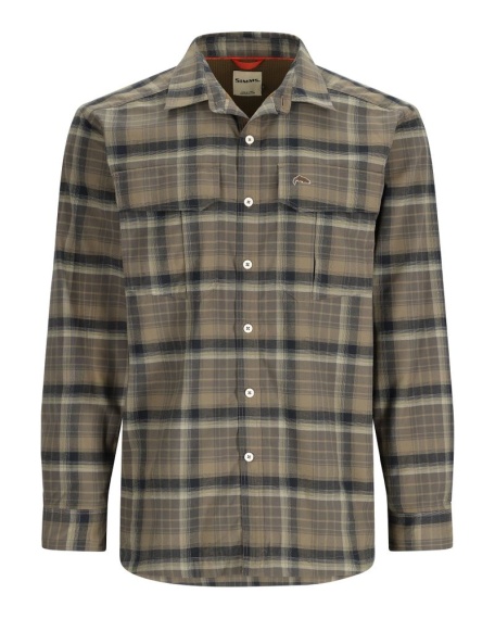 Simms Coldweather Shirt Hickory Asym Ombre Plaid in der Gruppe Kleidung & Schuhe / Kleidung / Hemden bei Sportfiskeprylar.se (10777-1133-20r)