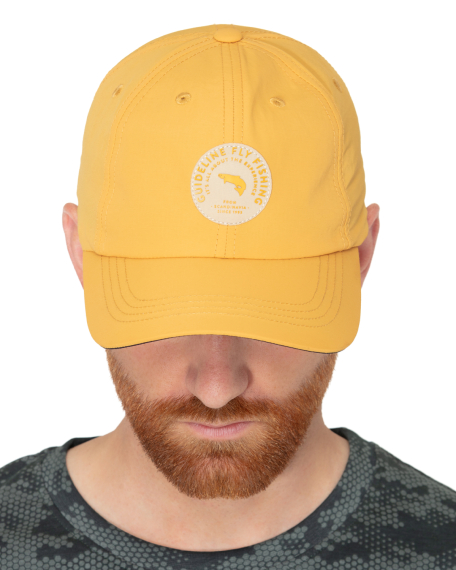 Guideline Badge Cap - Old Gold in der Gruppe Kleidung & Schuhe / Kappen & Kopfbedeckungen / Mützen bei Sportfiskeprylar.se (108135GL)