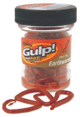 GULP Earthworms - Röd in der Gruppe Köder / Boilies, Baits & Groundbait / Paste & Teig bei Sportfiskeprylar.se (1092973)