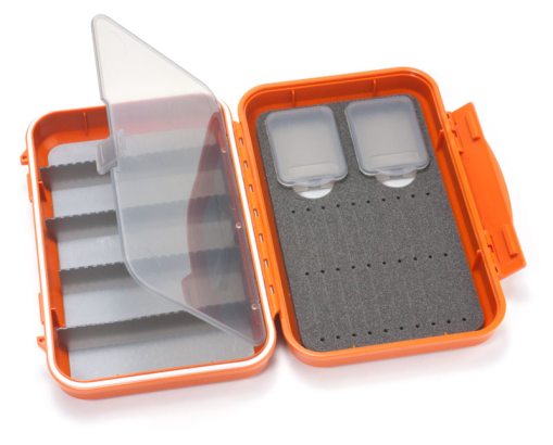 C&F Medium 2-Row WP Tube Fly Case w 5 Comp (CF-2405H) Burnt Orange in der Gruppe Verwahrung / Boxen & Dosen / Fliegenboxen bei Sportfiskeprylar.se (1100183)