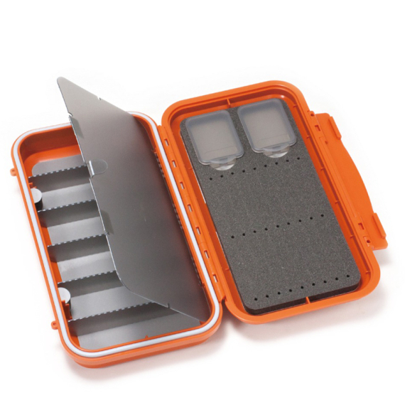 C&F Large 3-Row WP Tube Fly Case w 6 Comp (CF-3406H) Burnt Orange in der Gruppe Verwahrung / Boxen & Dosen / Fliegenboxen bei Sportfiskeprylar.se (1100218)