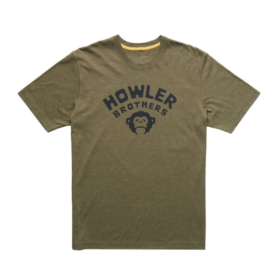Howler T-Shirt Camp Holwer Fatigue S in der Gruppe Kleidung & Schuhe / Kleidung / T-shirts bei Sportfiskeprylar.se (110922S-FAT-S)