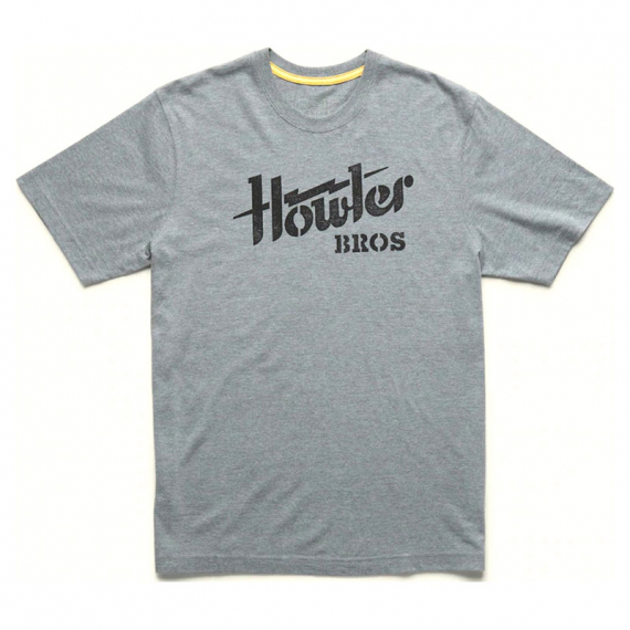Howler T-Shirt Holwer Electric Stencil Grey Heather in der Gruppe Kleidung & Schuhe / Kleidung / T-shirts bei Sportfiskeprylar.se (110922S-GRE-Mr)